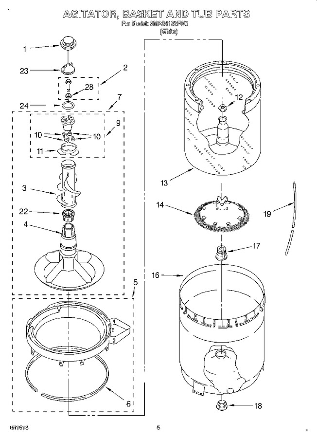 Diagram for 3MAS1432FW0