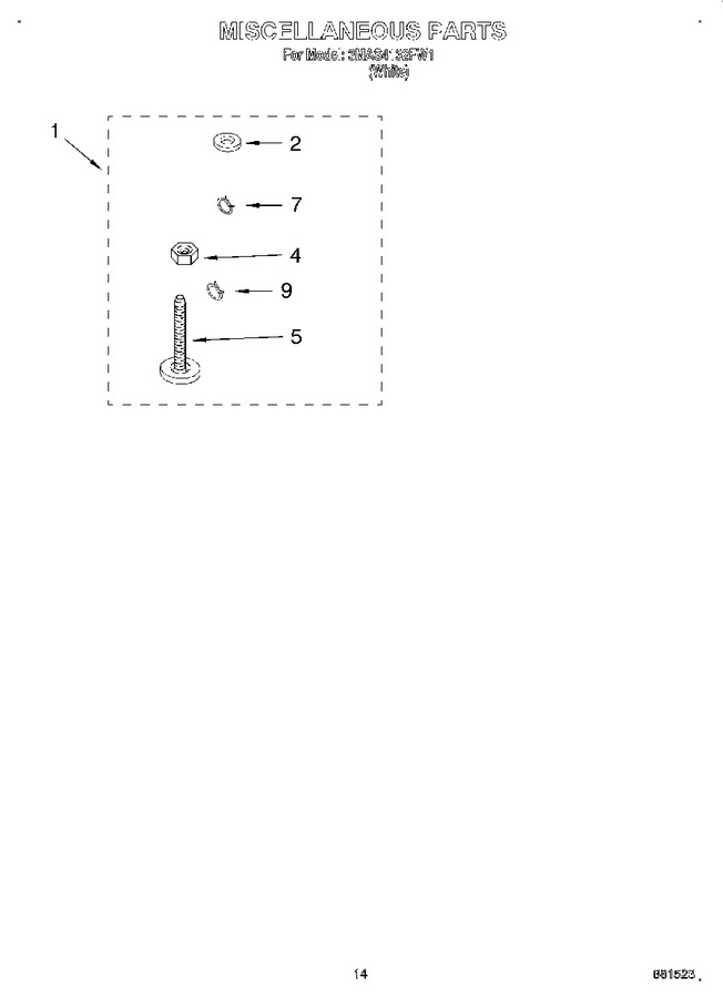Diagram for 3MAS1432FW1