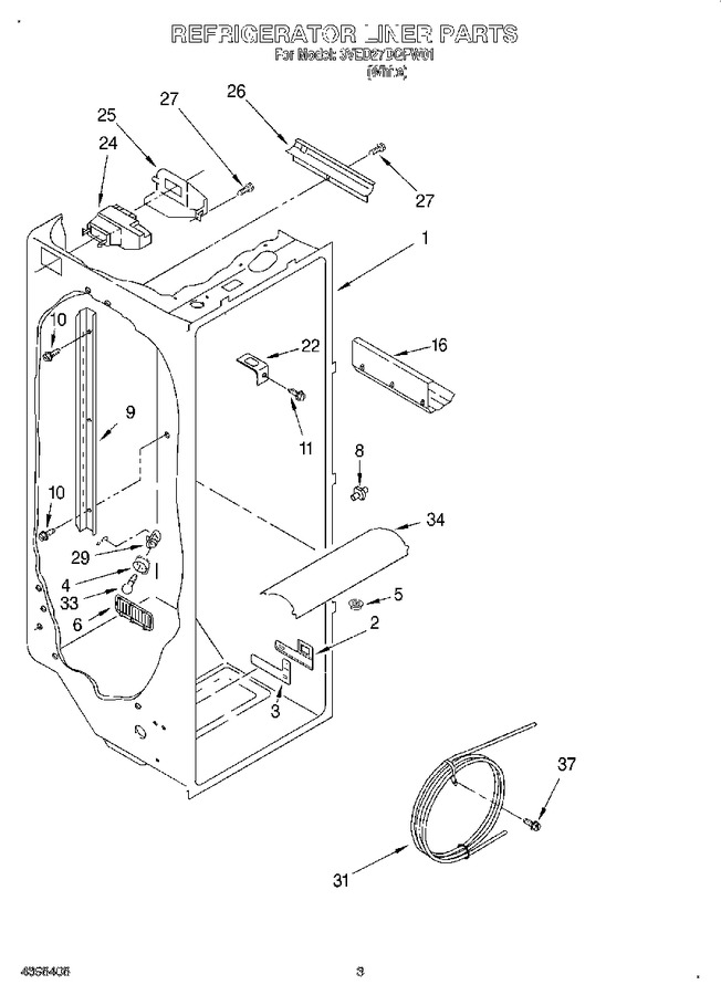 Diagram for 3VED27DQFW01