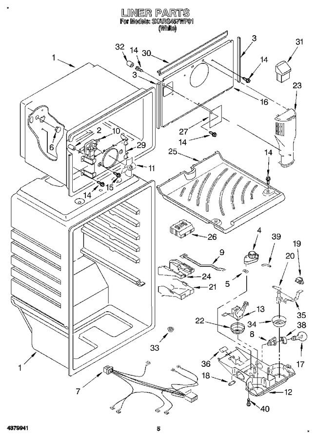 Diagram for 3XARG457WP01
