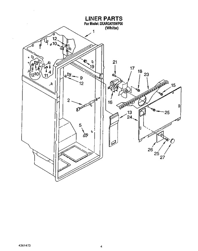 Diagram for 3XARG475WP00