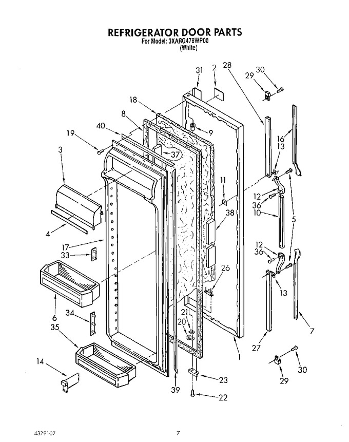 Diagram for 3XARG479WP00