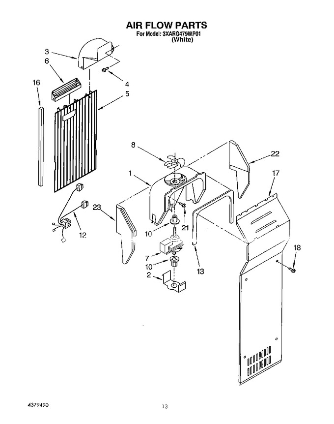 Diagram for 3XARG479WP01