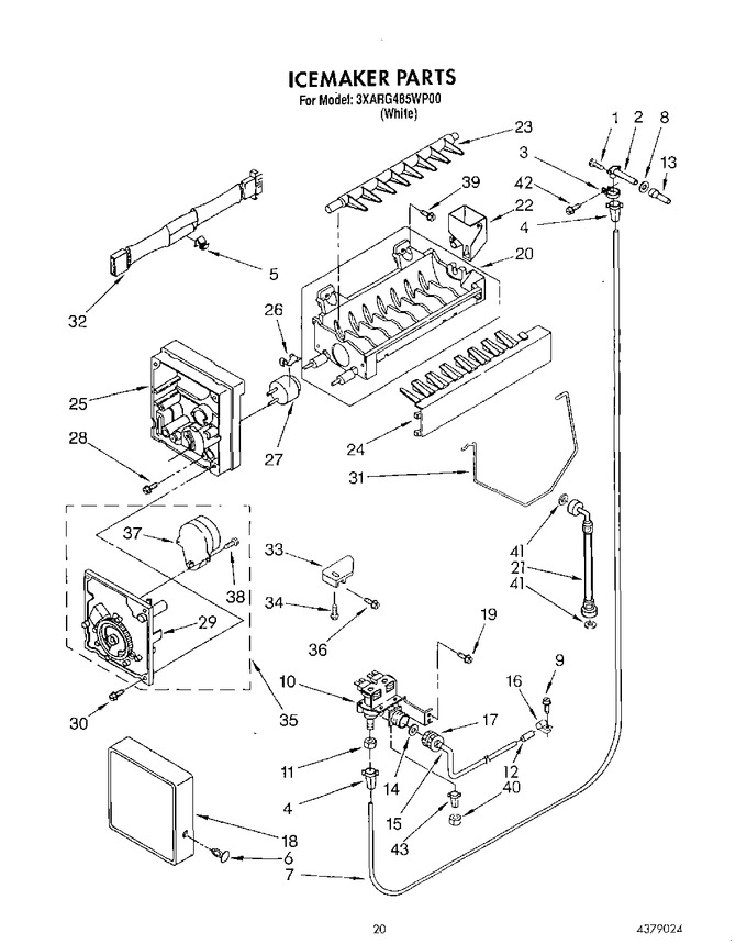 Diagram for 3XARG485WP00