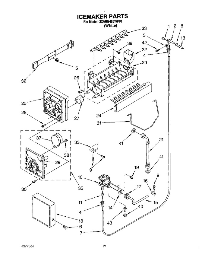 Diagram for 3XARG485WP01