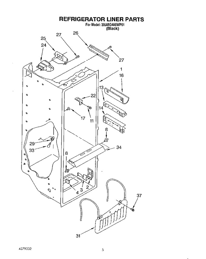 Diagram for 3XARG486WP01