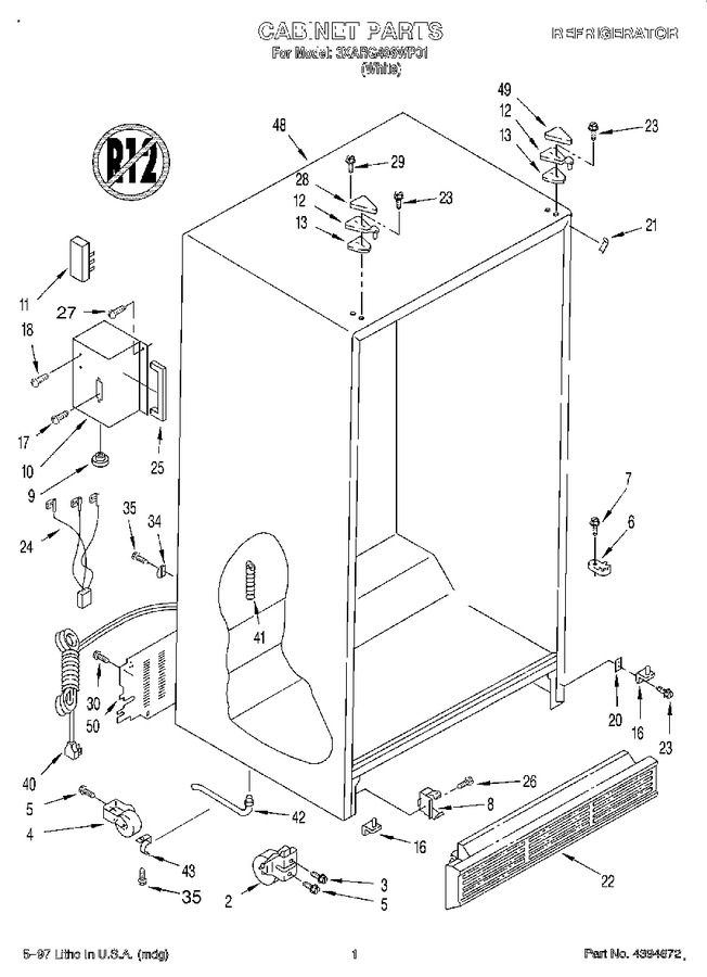 Diagram for 3XARG496WP01