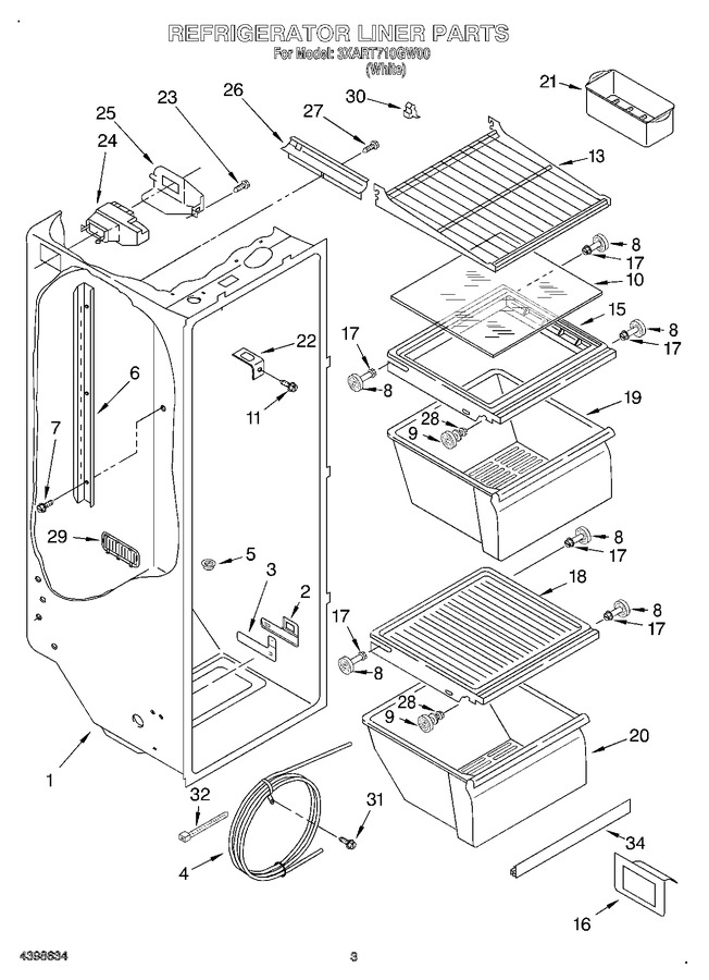 Diagram for 3XART710GW00