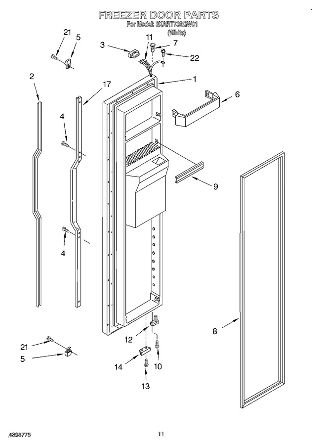 Diagram for 3XART732GW01