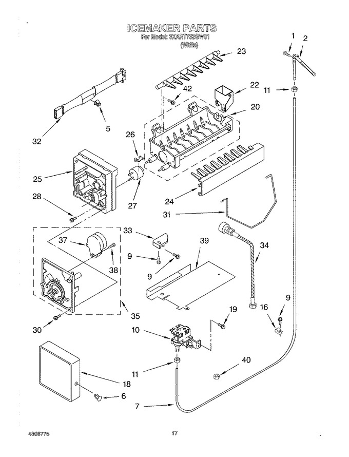 Diagram for 3XART732GW01