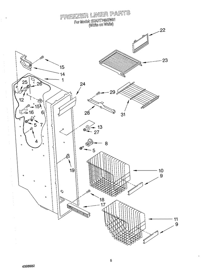 Diagram for 3XART745GW01