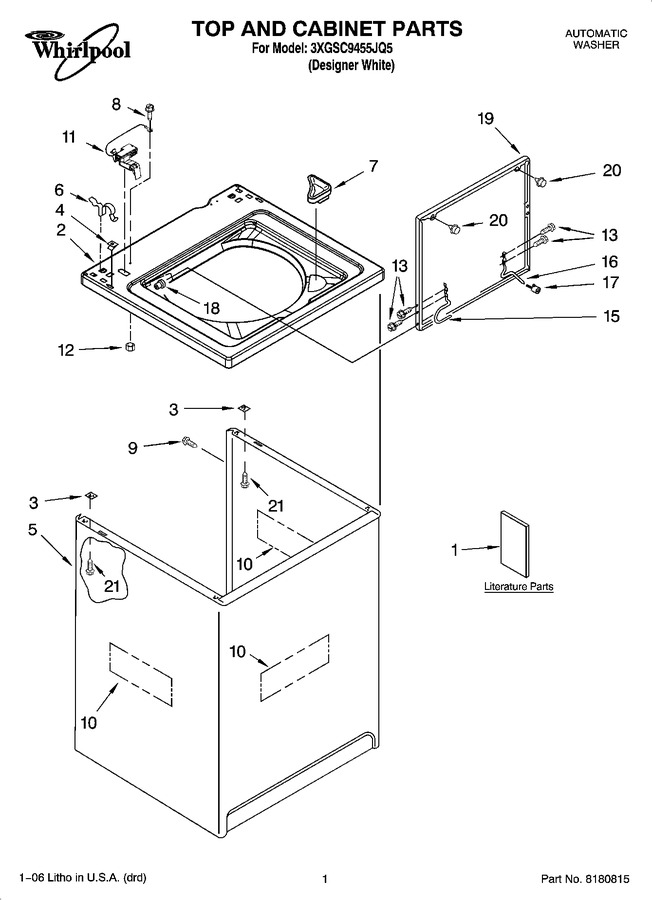 Diagram for 3XGSC9455JQ5