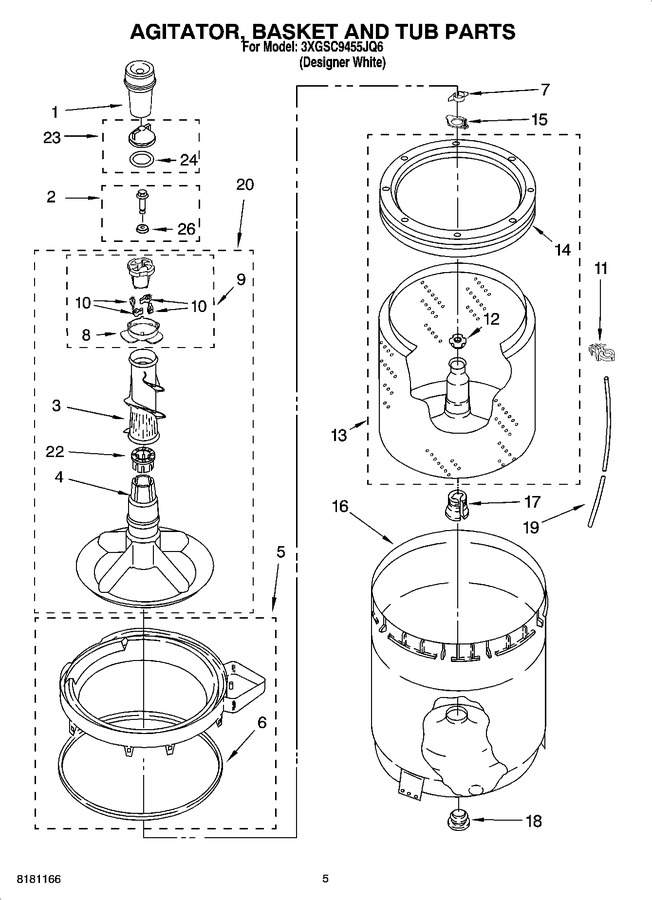 Diagram for 3XGSC9455JQ6