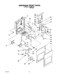 Diagram for 08 - Dispenser Front