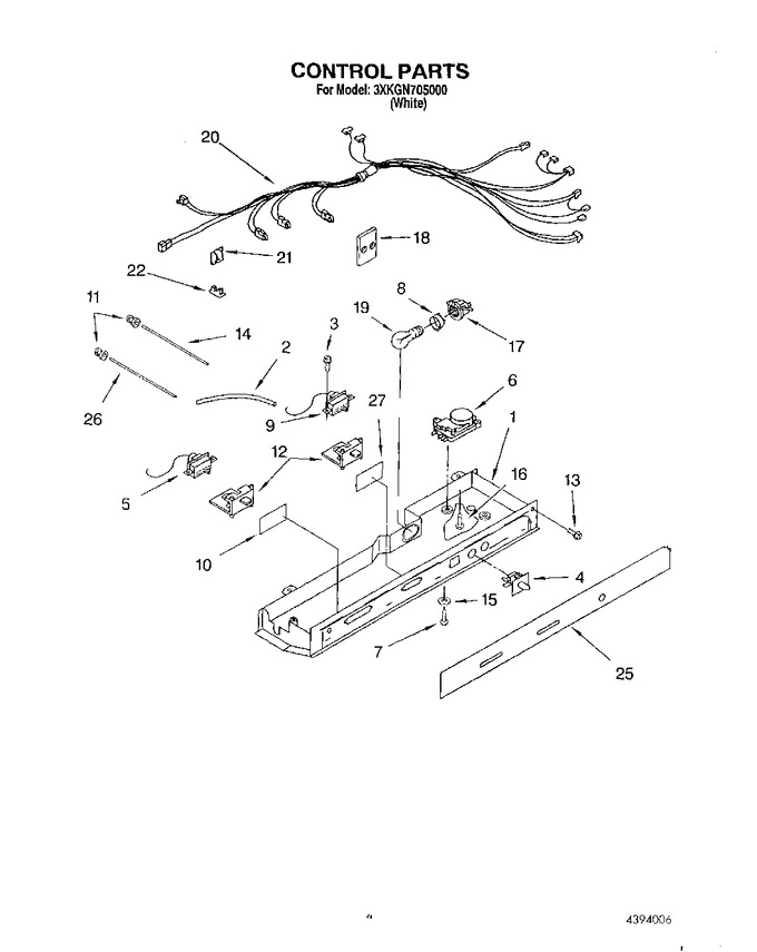 Diagram for 3XKGN705000