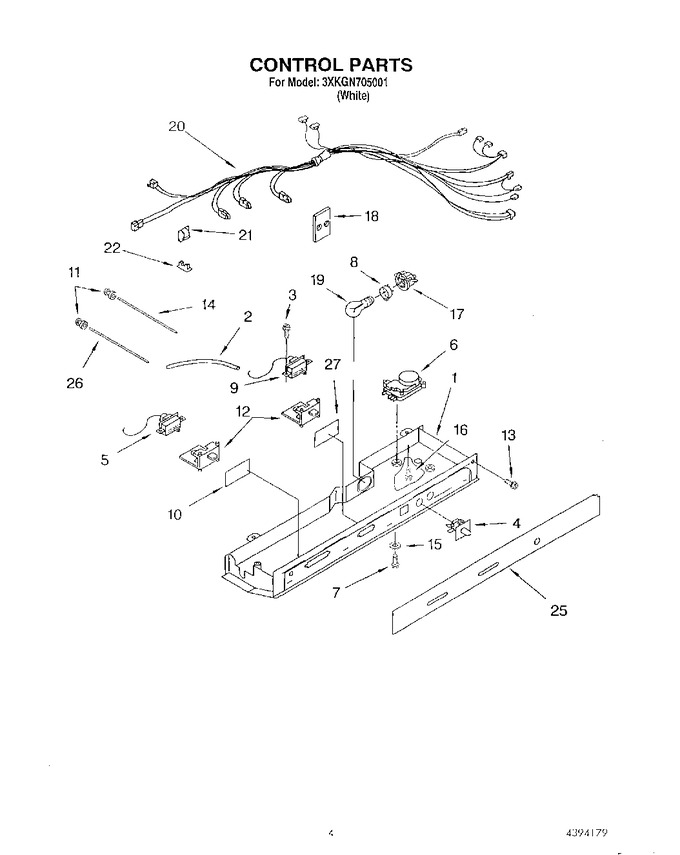 Diagram for 3XKGN705001