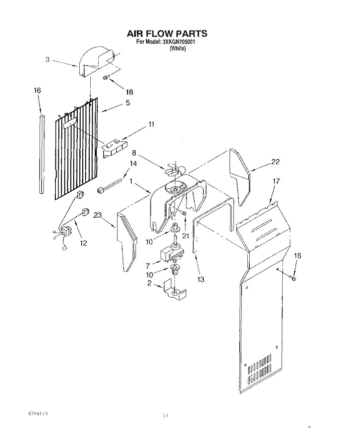 Diagram for 3XKGN705001