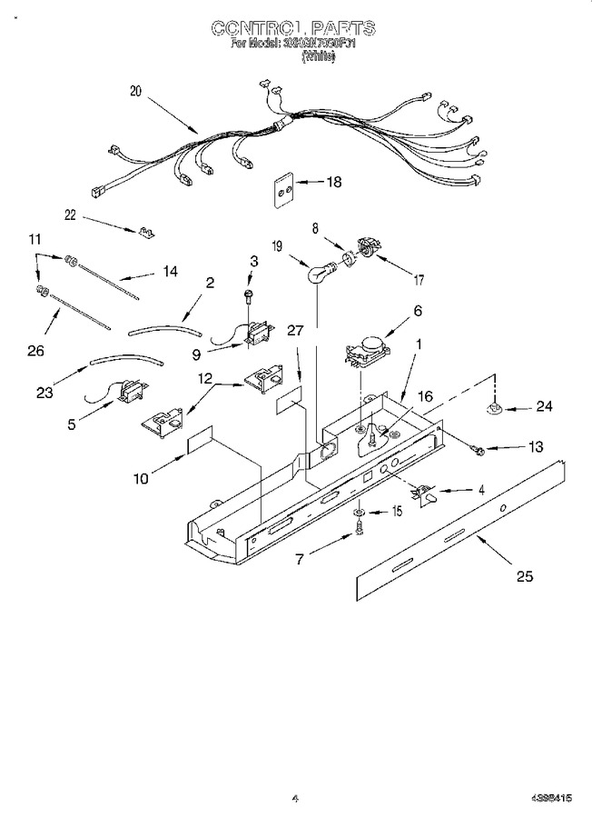 Diagram for 3XKGN7050F01