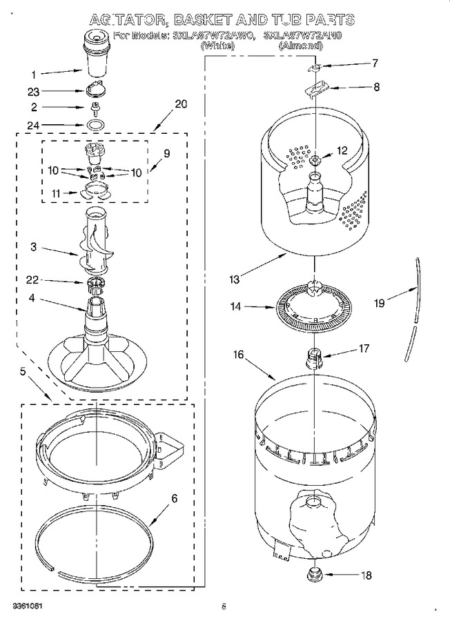 Diagram for 3XLA87W72AN0
