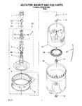Diagram for 03 - Agitator, Basket And Tub