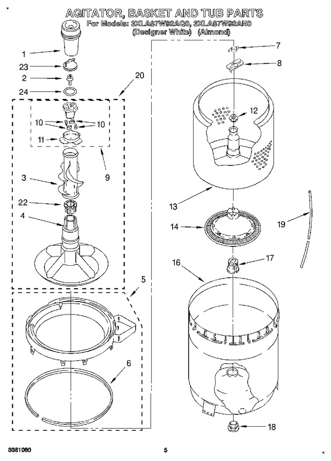 Diagram for 3XLA87W92AQ0