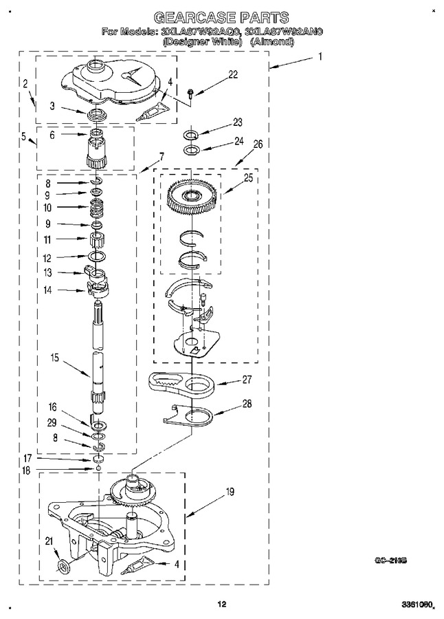 Diagram for 3XLA87W92AN0