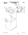 Diagram for 01 - Top And Cabinet