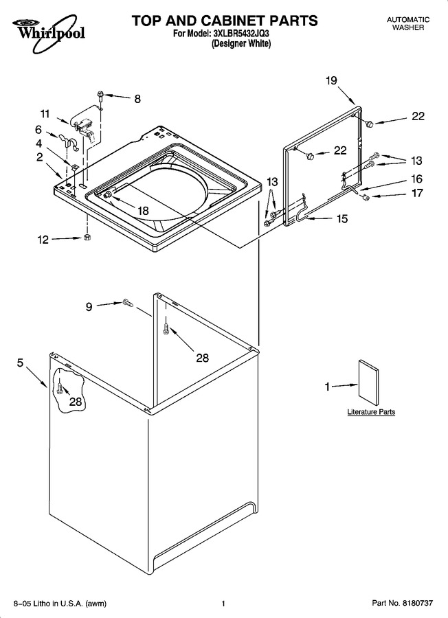 Diagram for 3XLBR5432JQ3