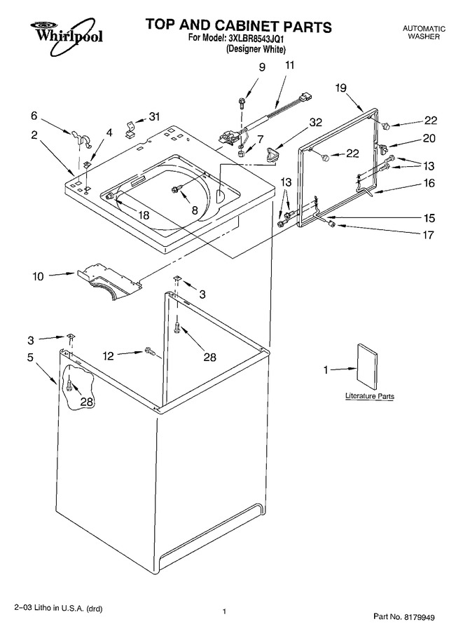 Diagram for 3XLBR8543JQ1