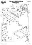 Diagram for 01 - Top And Console Parts