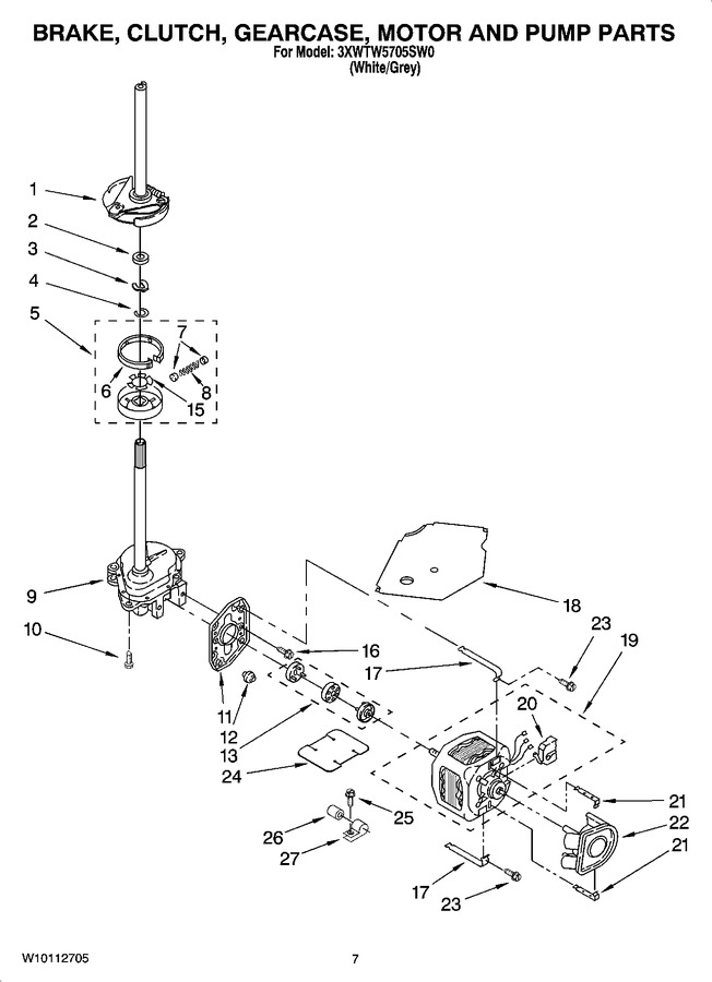 Diagram for 3XWTW5705SW0
