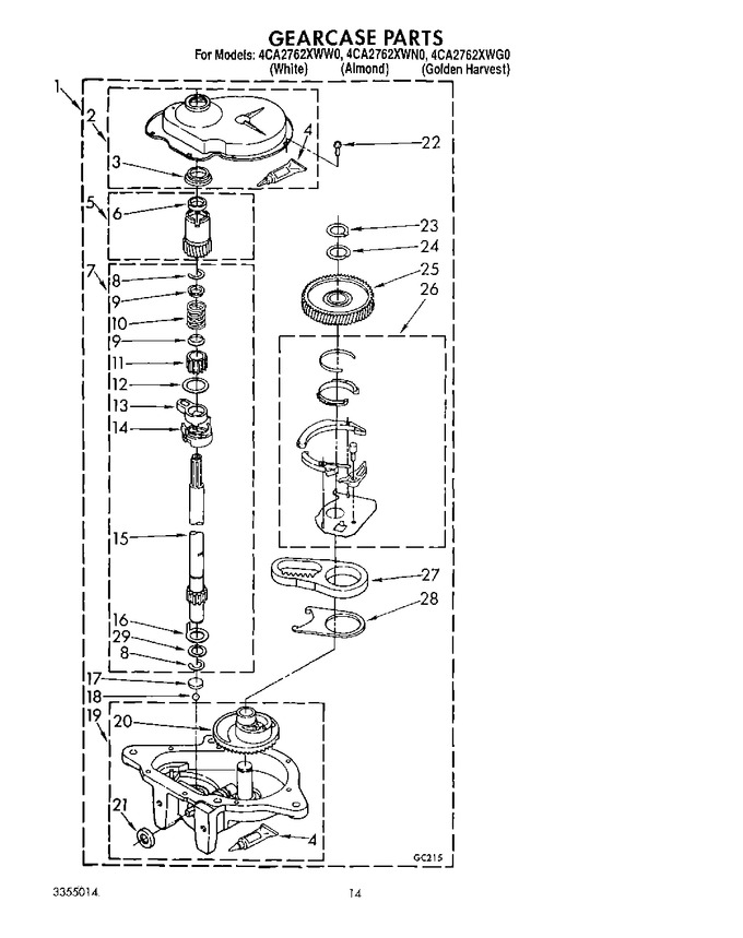 Diagram for 4CA2762XWN0