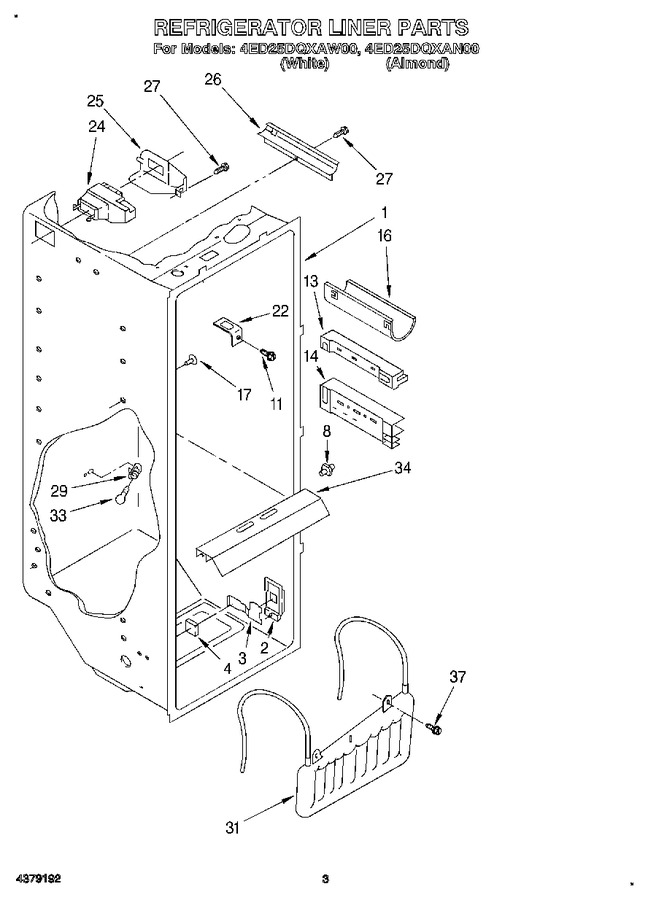 Diagram for 4ED25DQXAW00
