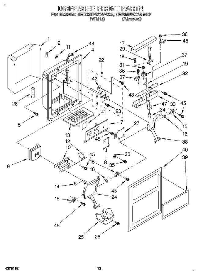 Diagram for 4ED25DQXAW00