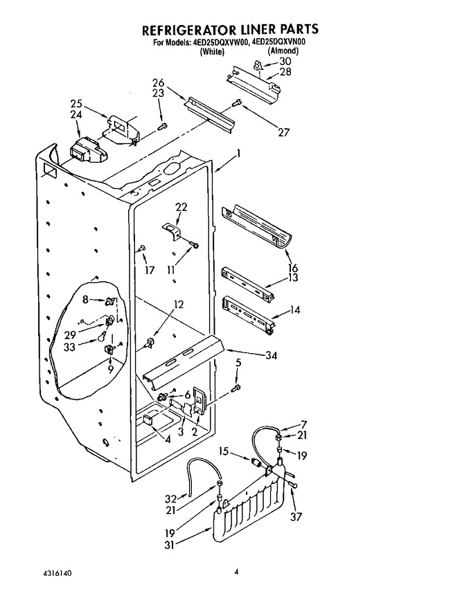 Diagram for 4ED25DQXVW00