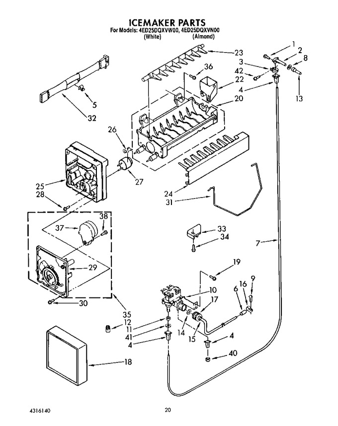 Diagram for 4ED25DQXVW00