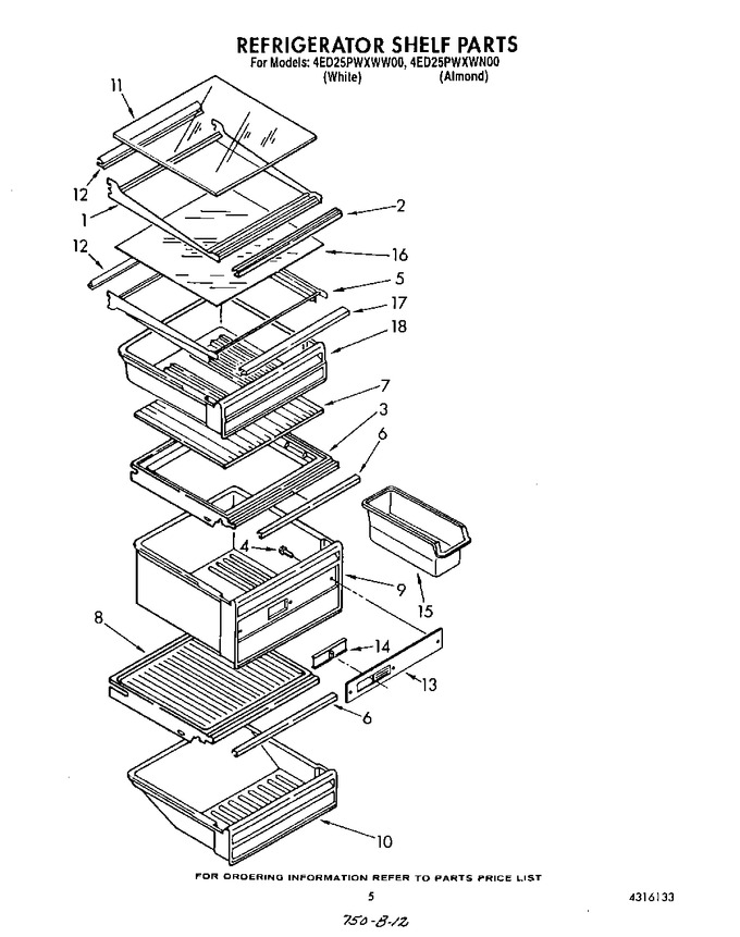 Diagram for 4ED25PWXWW00