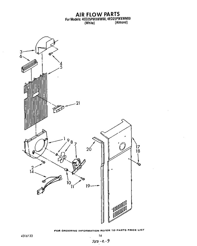 Diagram for 4ED25PWXWW00
