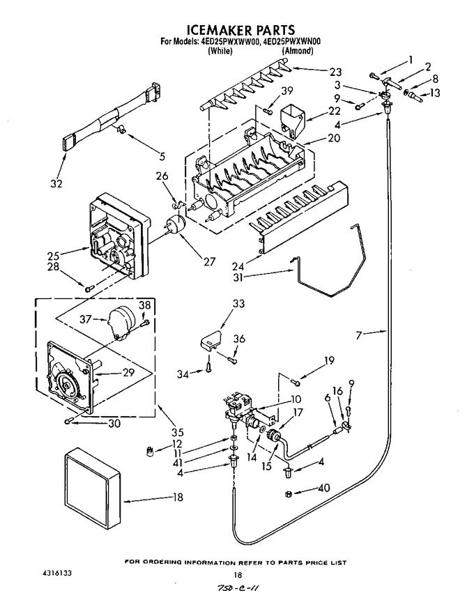 Diagram for 4ED25PWXWW00