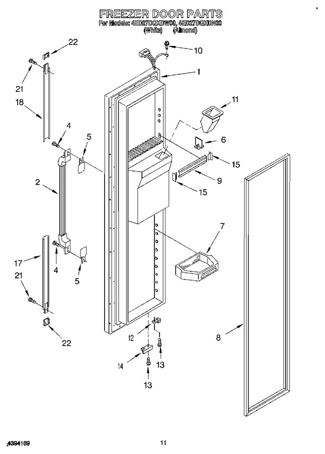 Diagram for 4ED27DQXDW00