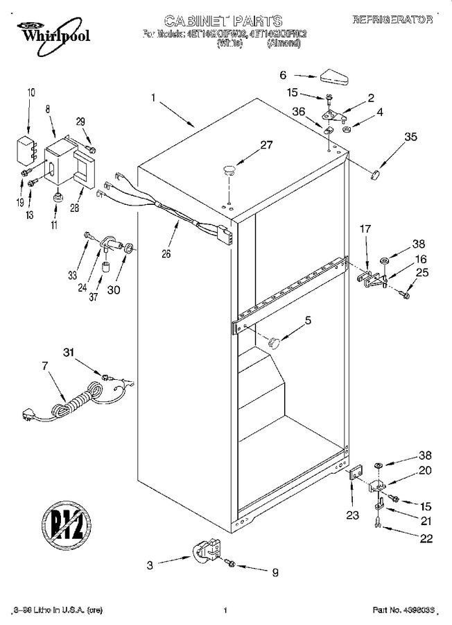 Diagram for 4ET14GKXFW02