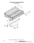 Diagram for 11 - Upper Rack And Track