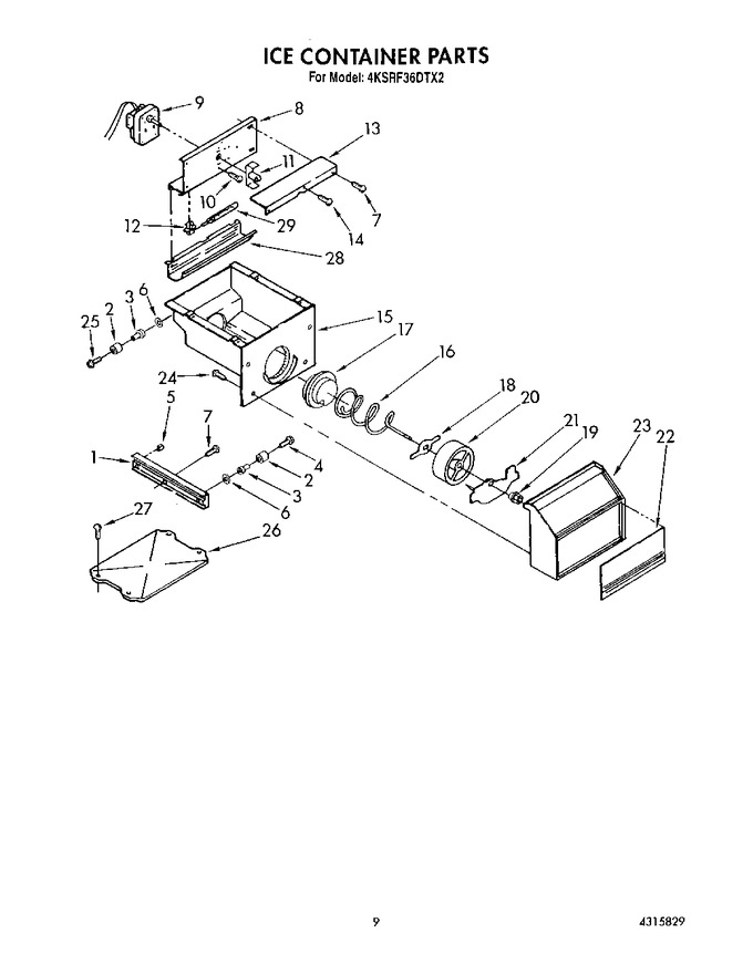 Diagram for 4KSRF36DTX2