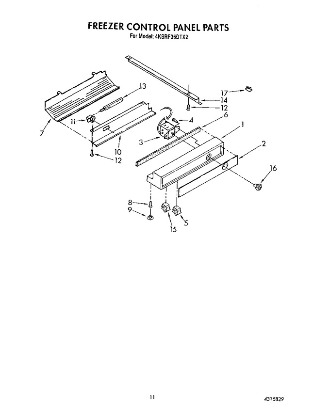 Diagram for 4KSRF36DTX2
