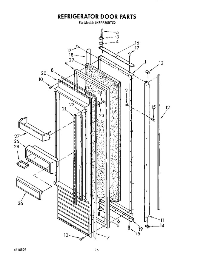 Diagram for 4KSRF36DTX2