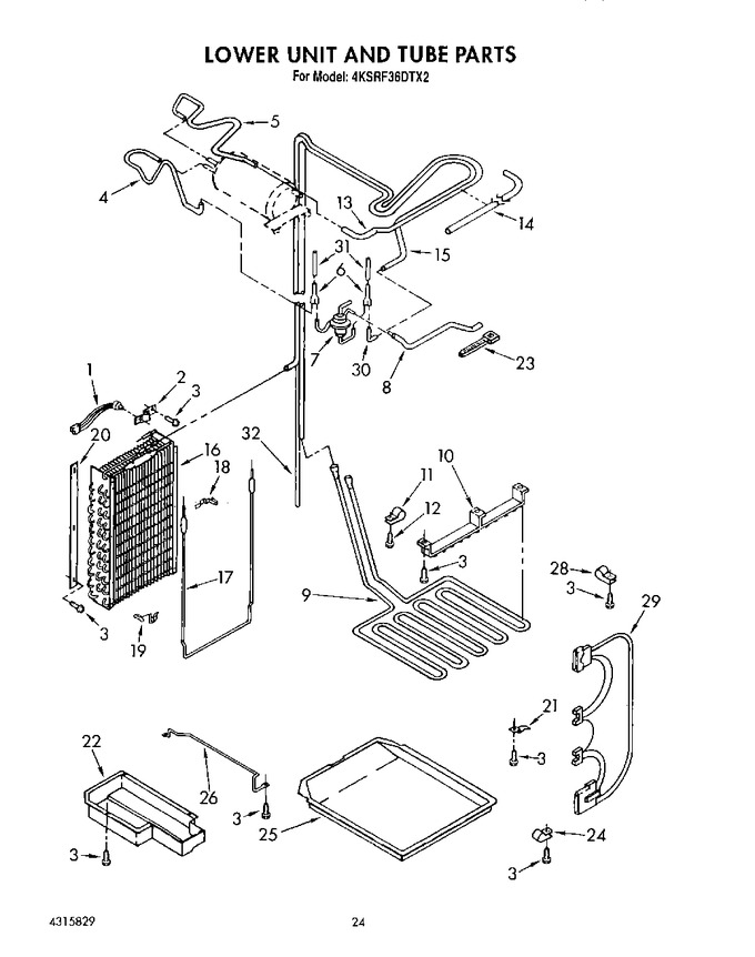 Diagram for 4KSRF36DTX2