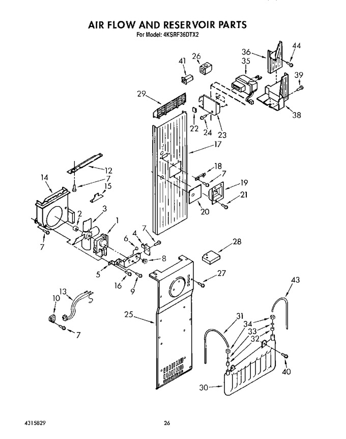 Diagram for 4KSRF36DTX2