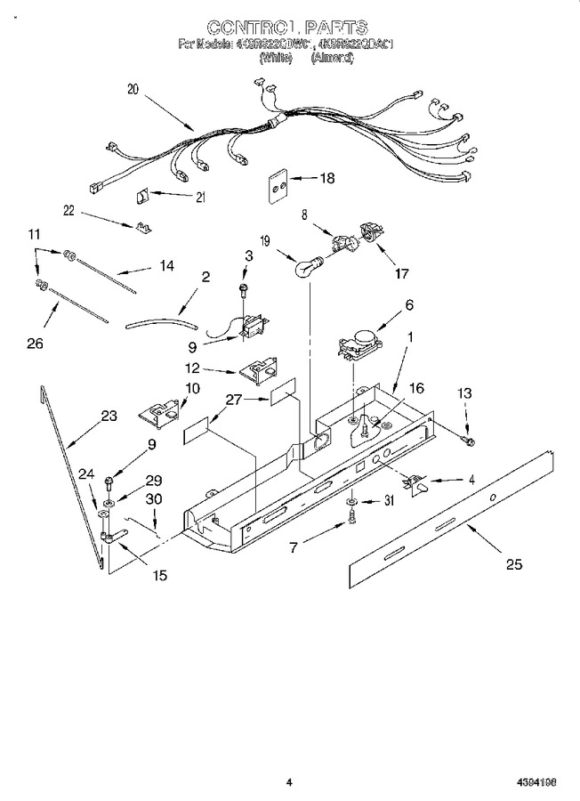Diagram for 4KSRS22QDW01
