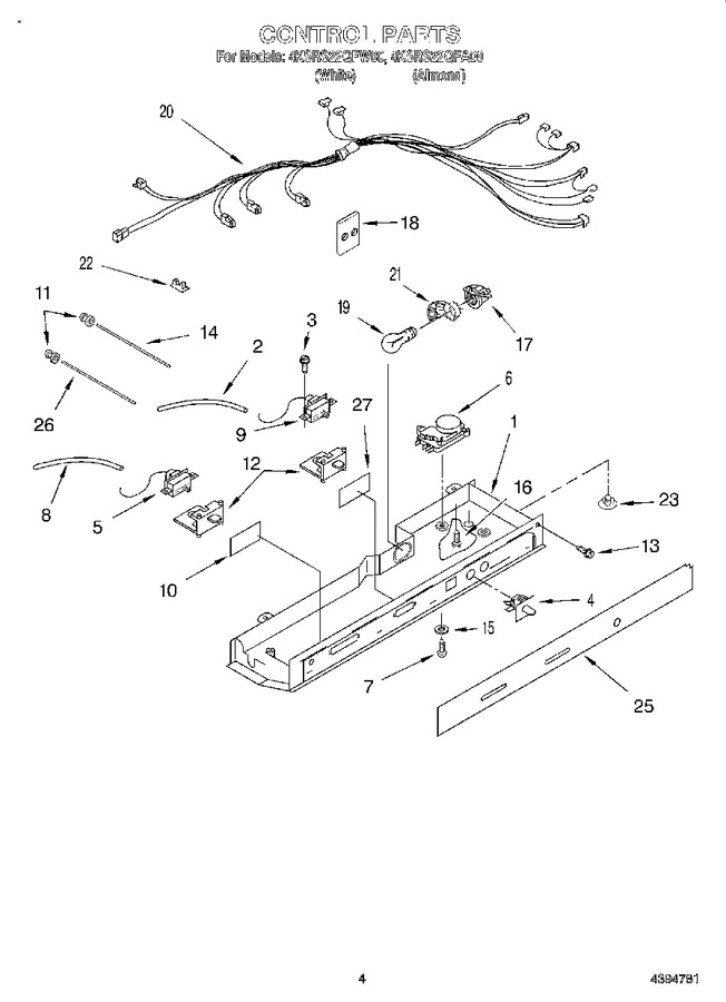Diagram for 4KSRS22QFW00