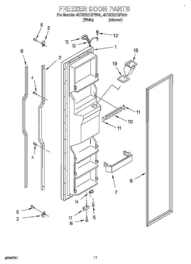 Diagram for 4KSRS22QFW00